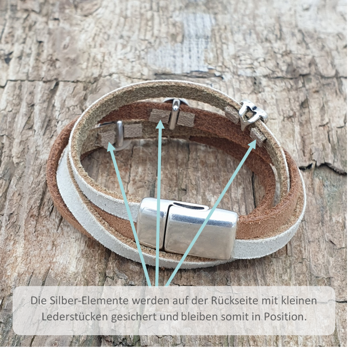 <span class="ab-preis"></span>Lederarmband »JAIPUR« Element – Bild 4