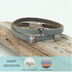 <span class="ab-preis"></span>Lederarmband »CHARU« Element