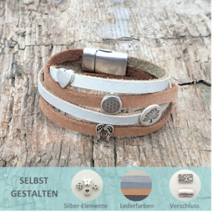 <span class="ab-preis"></span>Lederarmband »JAIPUR« Element