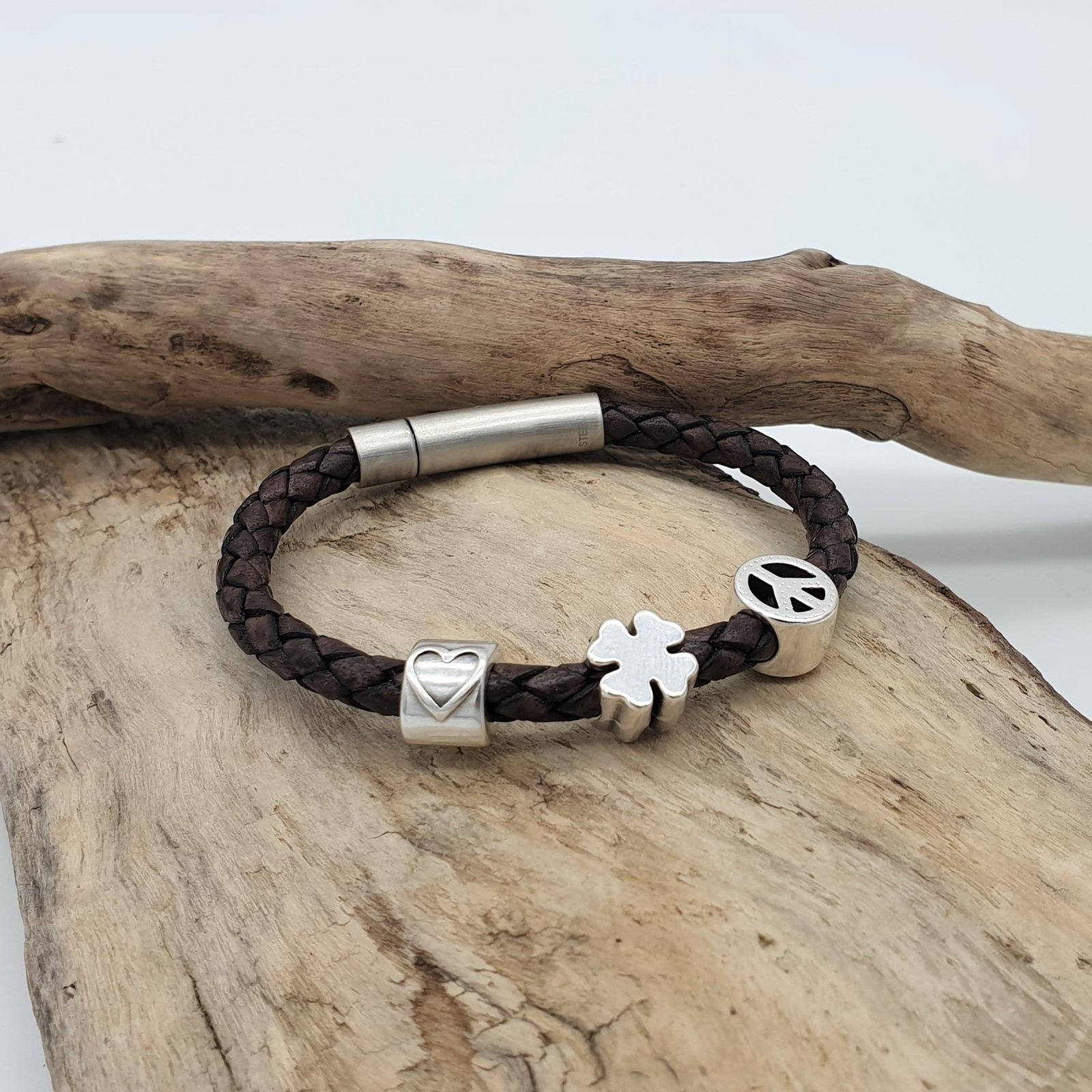 <span class="ab-preis"></span>Lederarmband »AJALA« Element – Bild 2