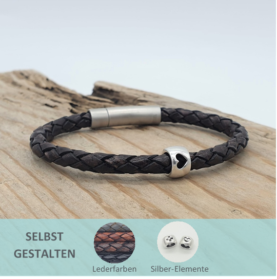 <span class="ab-preis"></span>Lederarmband »ANANDO« Element