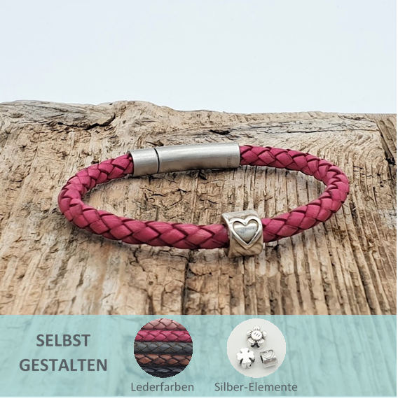 <span class="ab-preis"></span>Lederarmband »AJALA« Element