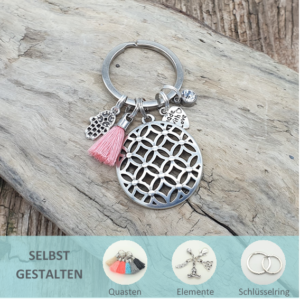 <span class="ab-preis"></span>Schlüsselanhänger »Blume des Lebens Variation«