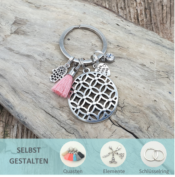 <span class="ab-preis"></span>Schlüsselanhänger »Blume des Lebens Variation«