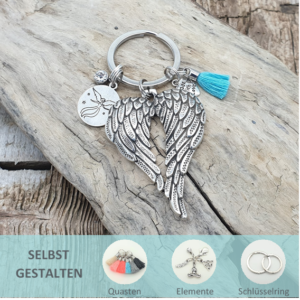 <span class="ab-preis"></span>Schlüsselanhänger »Engelsflügel«