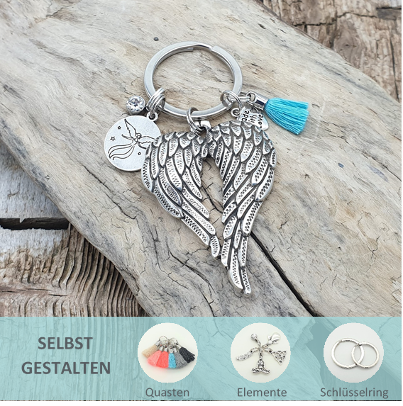 <span class="ab-preis"></span>Schlüsselanhänger »Engelsflügel«