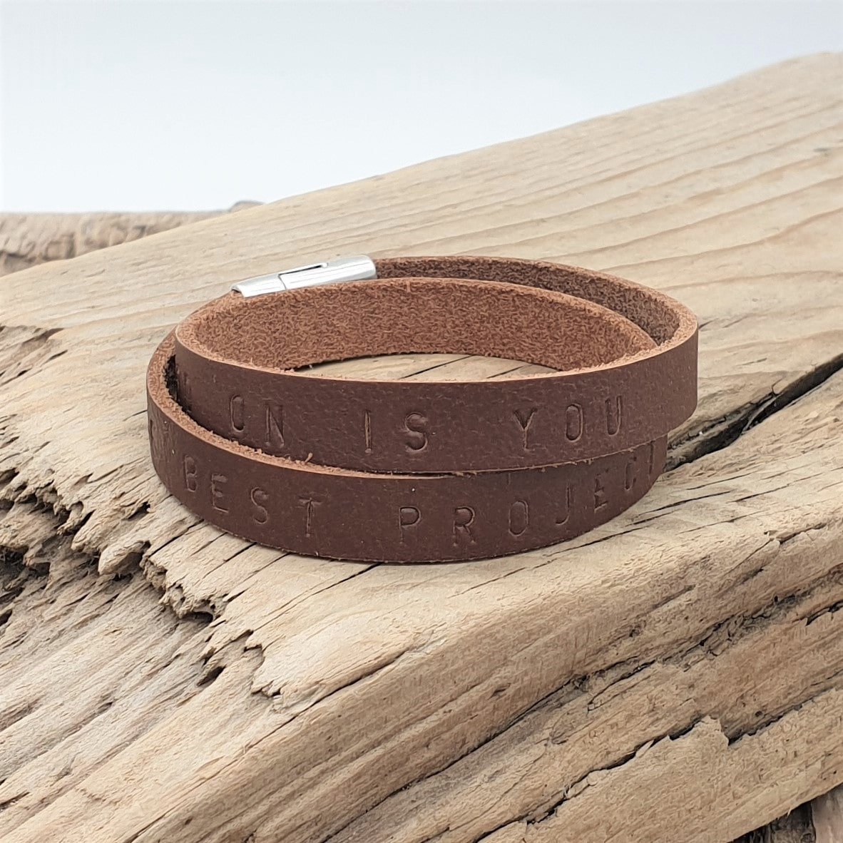 <span class="ab-preis"></span>Lederarmband »AVAN« Prägung – Bild 3