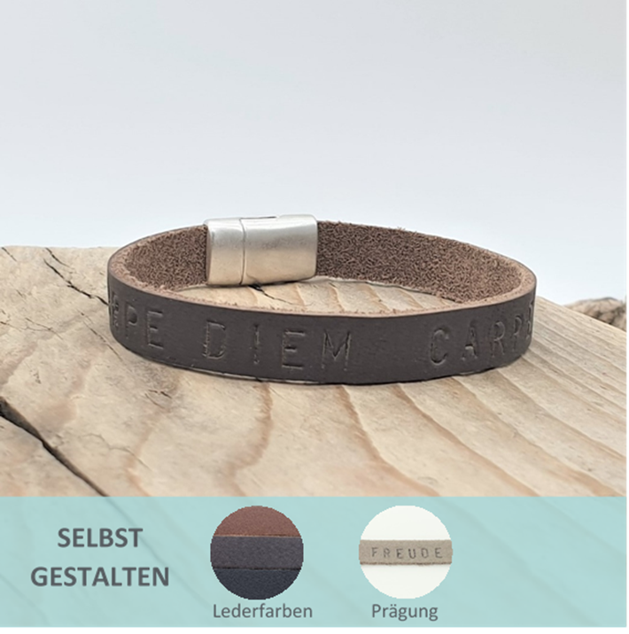 <span class="ab-preis"></span>Lederarmband »ANIK« Prägung