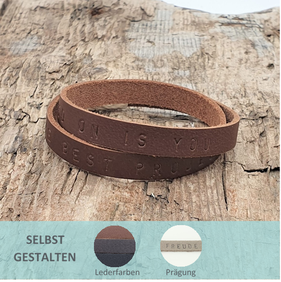 <span class="ab-preis"></span>Lederarmband »AVAN« Prägung